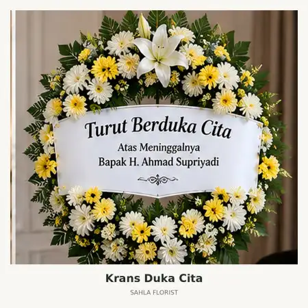 Krans Bunga Duka Sorong Kota